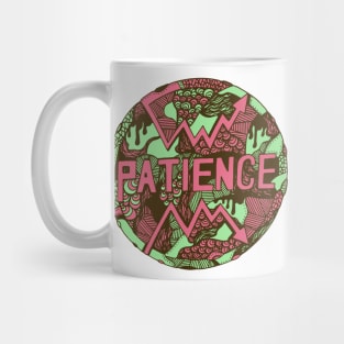 Pink Mint Circle of Patience Mug